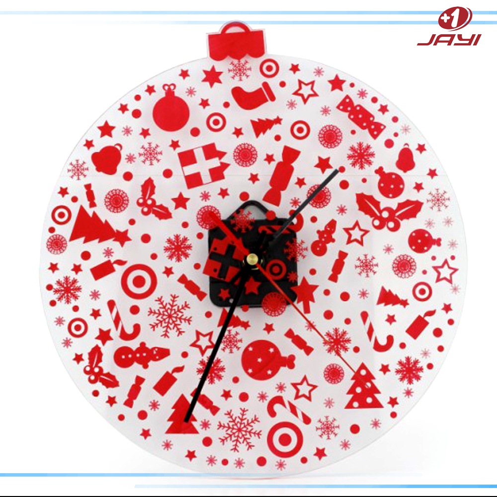 Acrylic Christmas gift clock